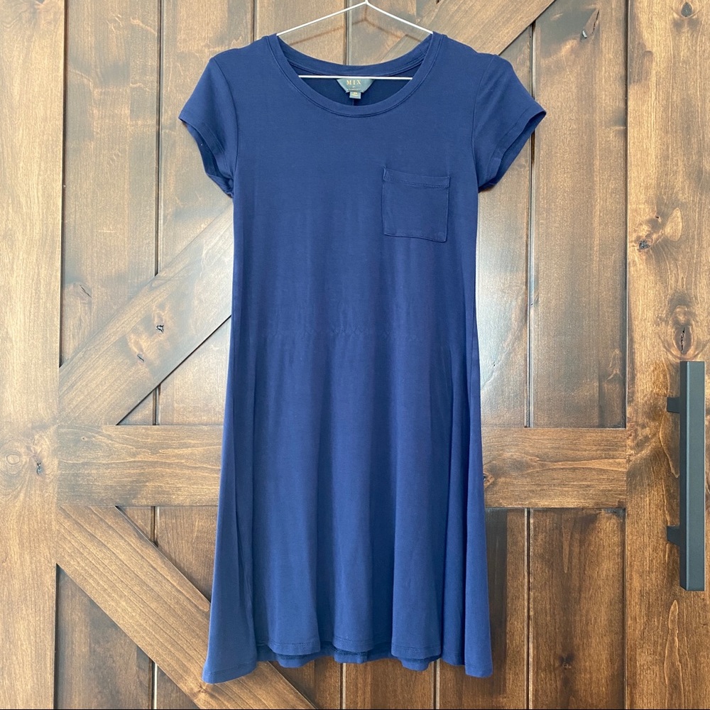 MIX by 41 Hawthorn T-shirt Dress XS - Navy Blue